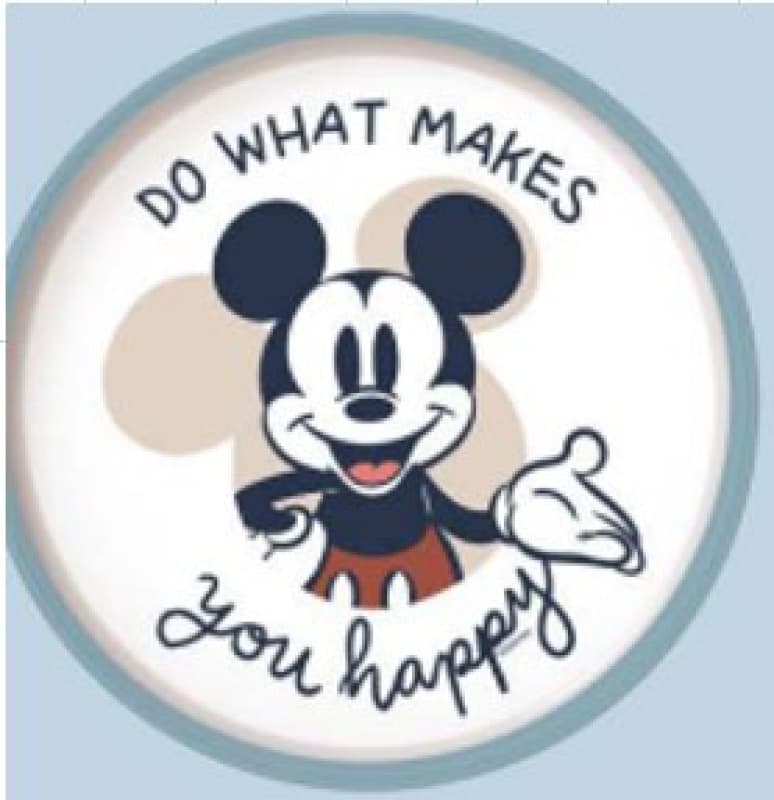 Assiette Bicolor Mickey