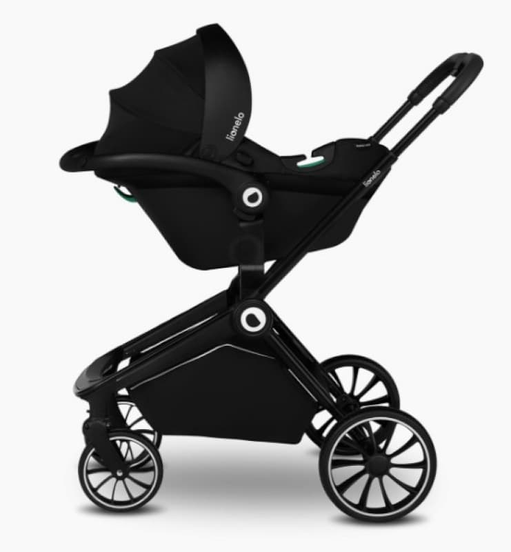 Poussette Mika 2en1, lionelo graphite — vue 1 sur 4