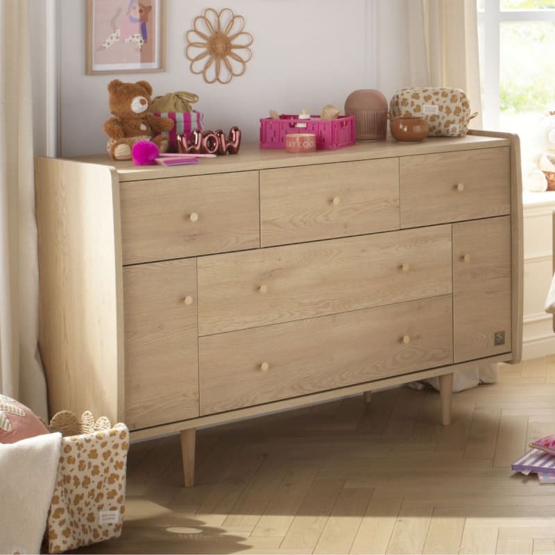 Commode Buffet, chene vintage my love sauthon — vue 4 sur 5