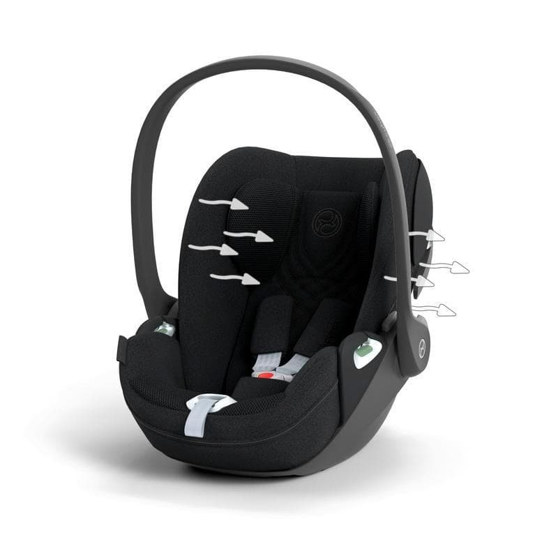 Siege Auto Cloud T I-size Tissu Plus, sepia black 45-87cm platinum cybex — vue 9 sur 10