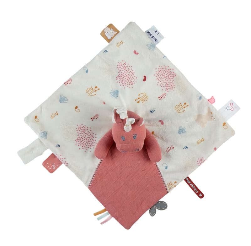L&j Lina Doudou Mousseline, rose fonce permanent — vue 3 sur 3