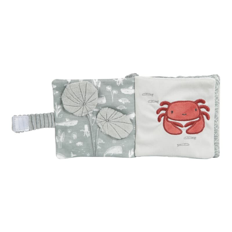 Livre pour Poussette en Tissu Ocean Mint, little dutch mint 6 x 12 x 12 little dutch mint 6 x 12 x 12 cm