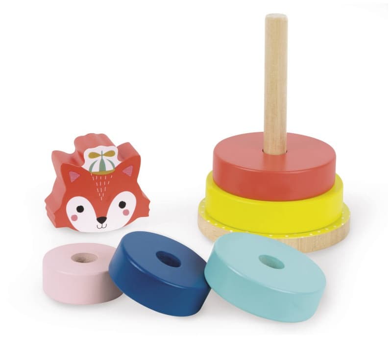 Empilable Renard, jouets d'eveil janod 2022 — vue 2 sur 5