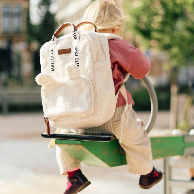 Mini Club Sac a Dos Enfant, teddy off white childhome — vue 4 sur 6