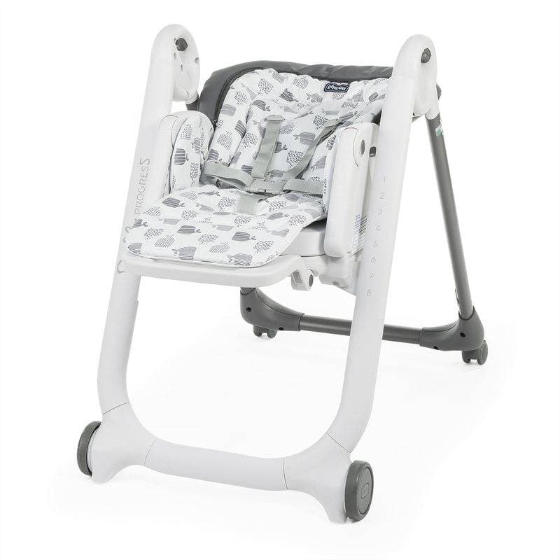 Chaise Haute Polly Progres5, grey — vue 3 sur 3