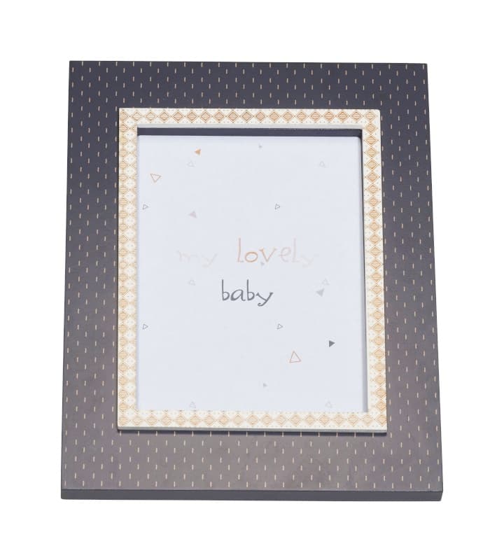 Cadre Photo Gris, kenza sauthon baby deco 22 x 28 x 2,8