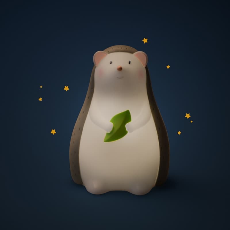 Lampe Veilleuse Herisson Trois Petits Lapins, trois petits lapins moulin roty blanc 0x0x21 p-e-a-h 2024 — vue 2 sur 2