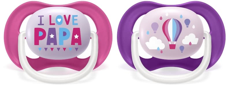 Scf080/04 Sucettes Air 6-18 Girl Love, philips avent 5 x 10,8 x 12,6 — vue 3 sur 7