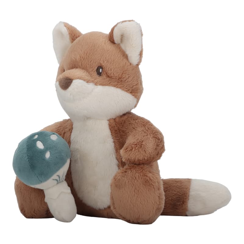 Peluche Renard, marron beige bleu forest friends little dutch — vue 2 sur 2