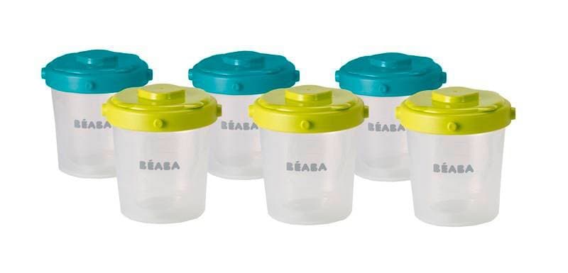 Lot de 6 Portions Clip 2eme Age 200ml, beaba — vue 1 sur 3