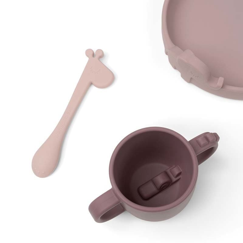 Peekaboo Coffret Repas Deer Friends, deer friends rose — vue 1 sur 5