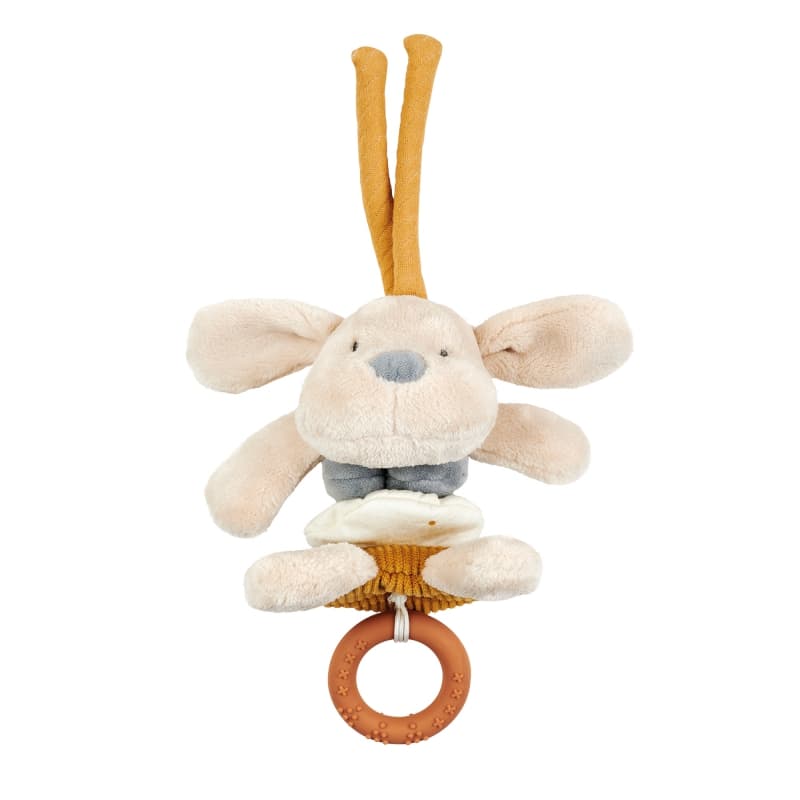 Charlie Peluche Chien Vibrato avec Anneau, charlie nattou beige et brun 19 h-22 — vue 1 sur 2