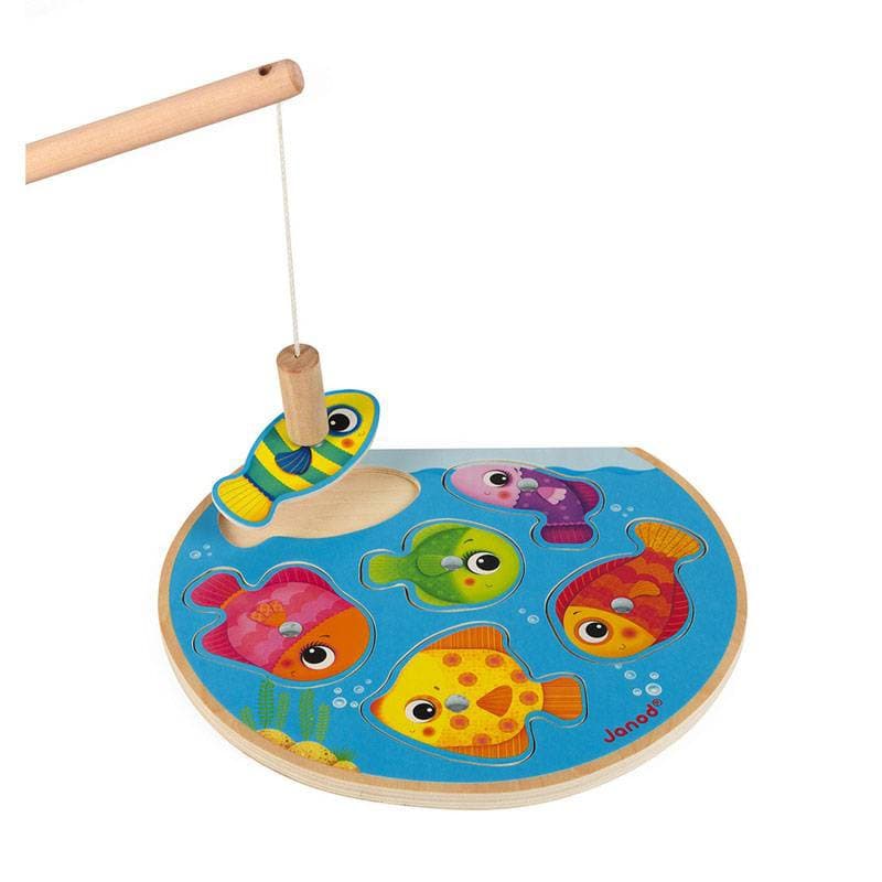 Puzzle Speedy Fish, puzzles janod multicolore — vue 4 sur 4