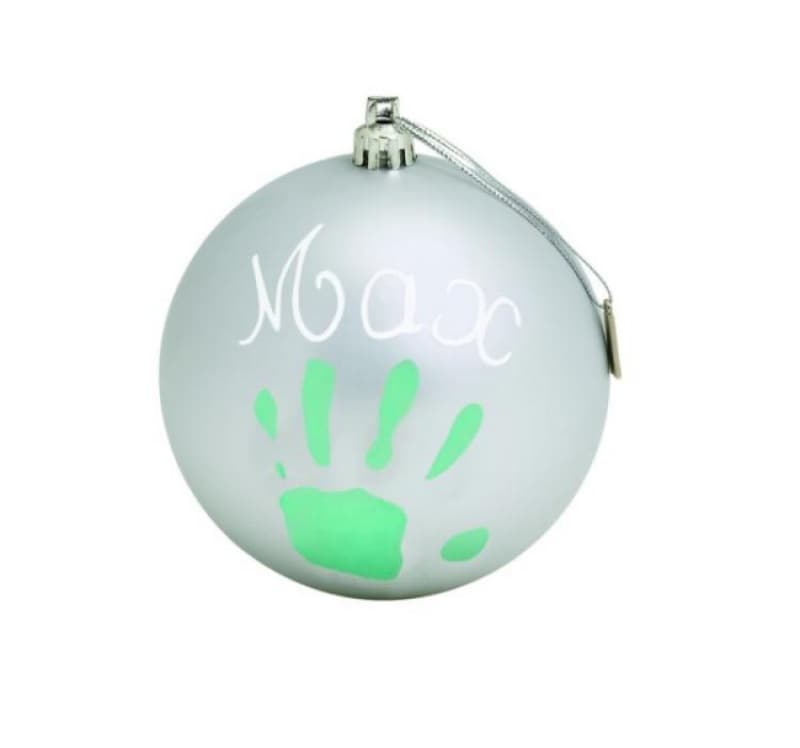 My Christmas Fairy Argent - Boule de Noel, â dã©coration,souvenirs bã©bã© baby art argent 11,00x11,00x11,00 — vue 1 sur 2