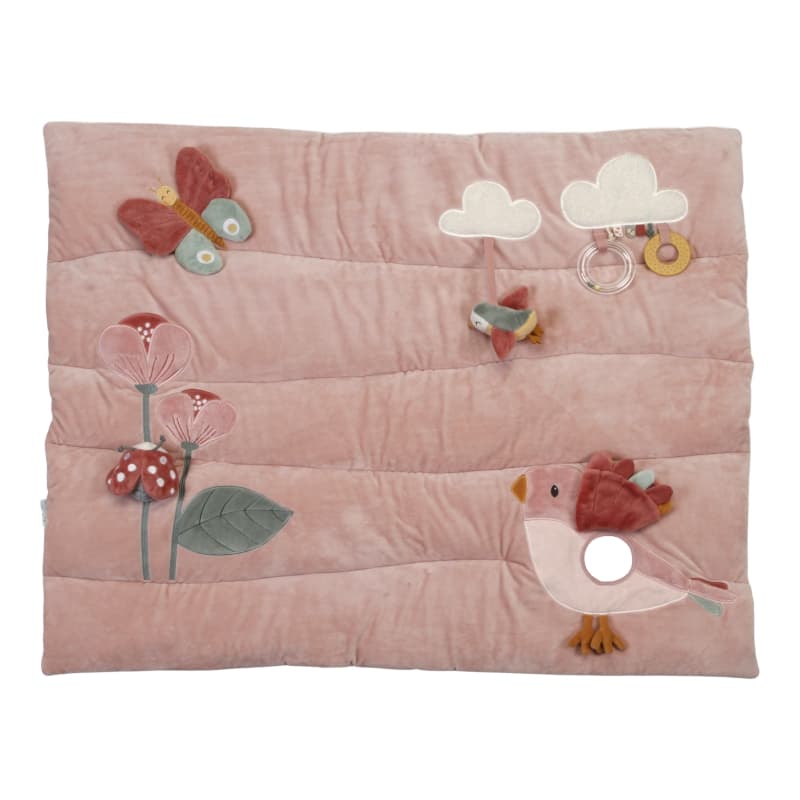 Tapis de Parc - Flowers & Butterflies, flowers & butterflies little dutch rose — vue 2 sur 3