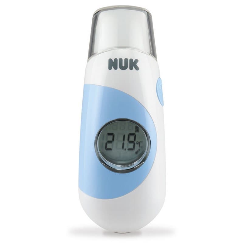 Thermometre sans Contact, nuk blanc et bleu naissance per