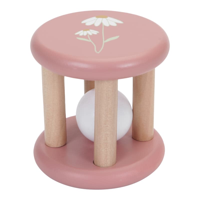 Ld Hochet Roulant en Bois - Flowers, little dutch 2021 — vue 3 sur 3
