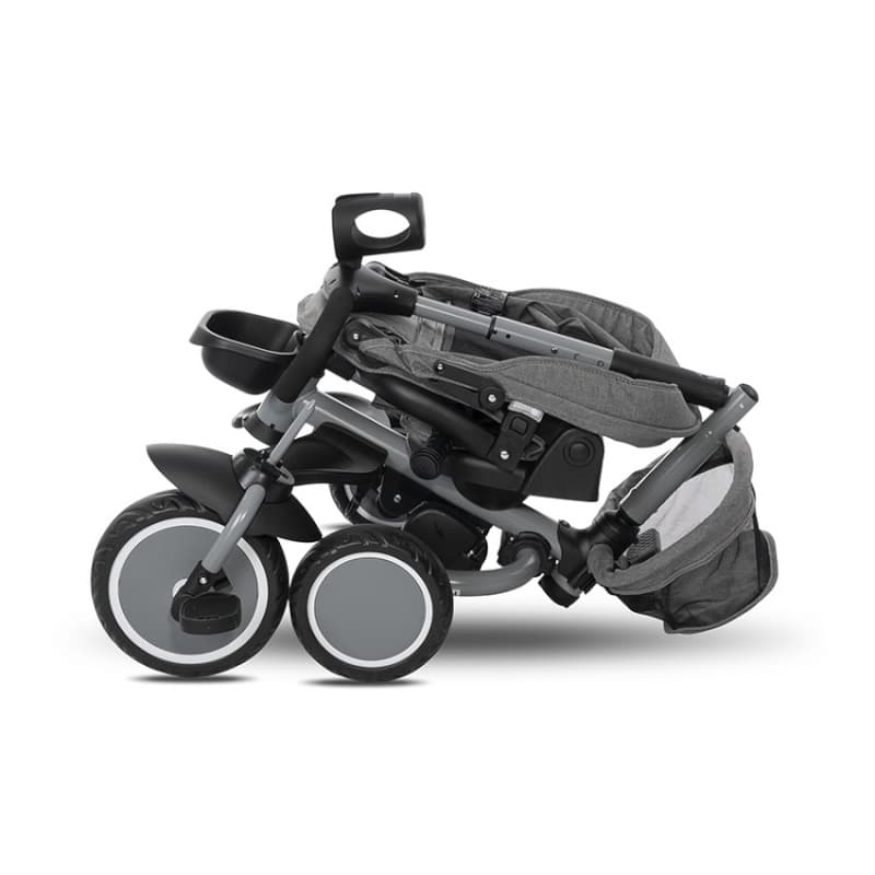 Tricycle Lorelli Freccia Gris/noir, rotation 360 — vue 3 sur 3