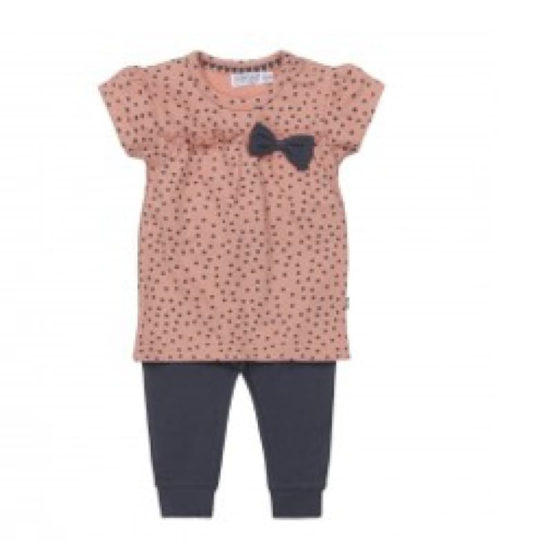 Ens Tee-shirt+pantalon Rose 12m