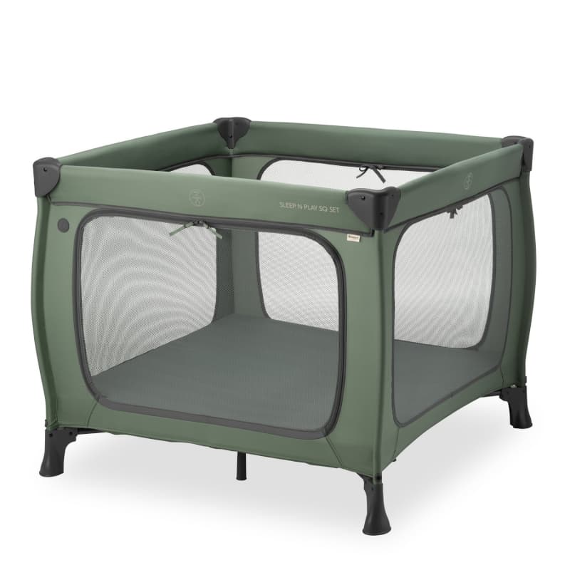 Sleep N Play Sq Set Dark-green, lit parapluie - p-24 e-24 — vue 1 sur 5