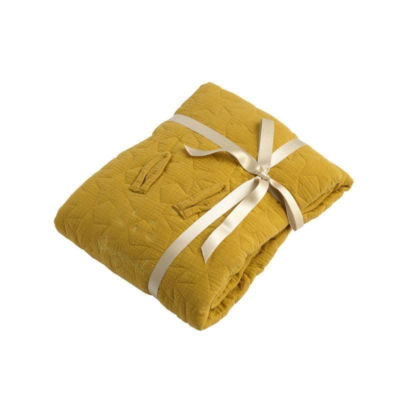 Edredon Lit Ovale 140x70 Topaze, original jaune topaze jaune topaze 100 x 140 x 2 — vue 2 sur 2