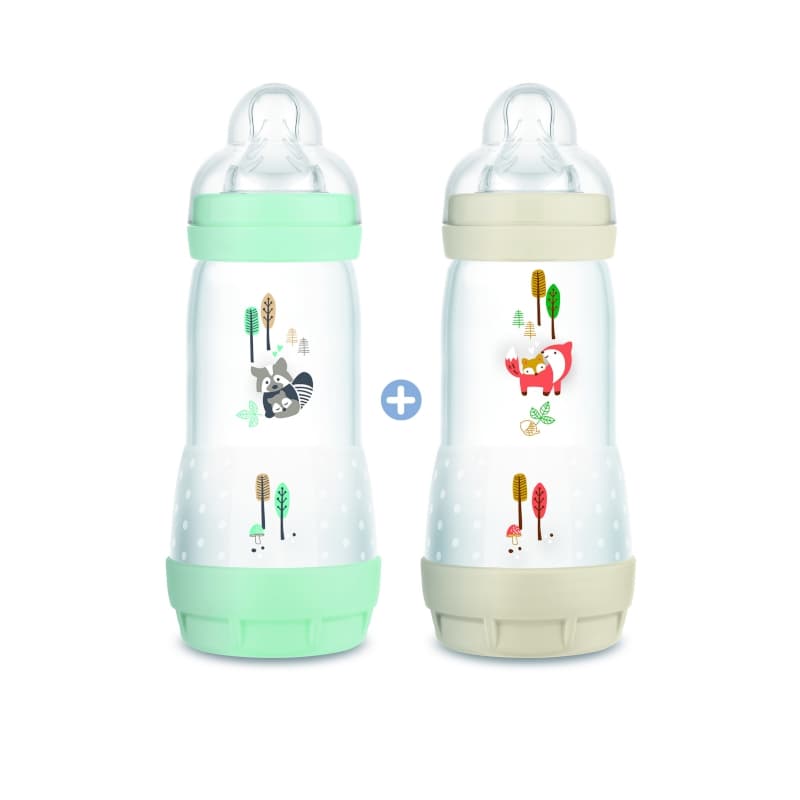Mam Bib A-c Natur Aqua 320ml2, mat aqua 320ml