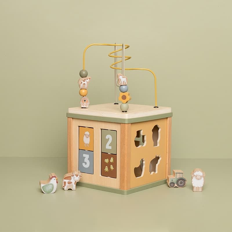 Cube Activites en Bois Fsc, 18m+ little farm little dutch 05-24 — vue 3 sur 5