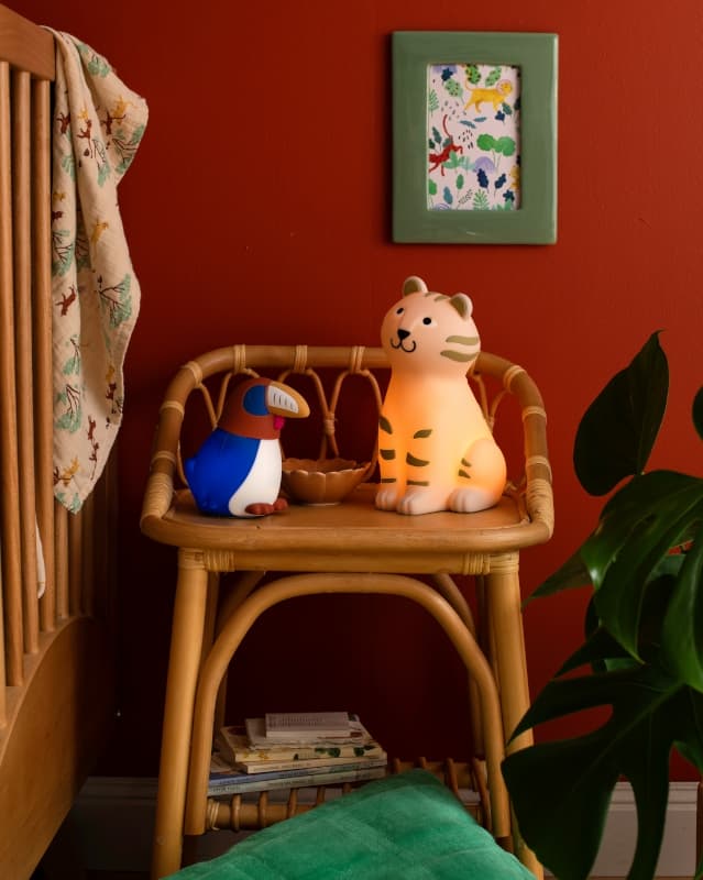 Veilleuse Calao (usb), bleu la foret mawa moulin roty 26/01 — vue 5 sur 7