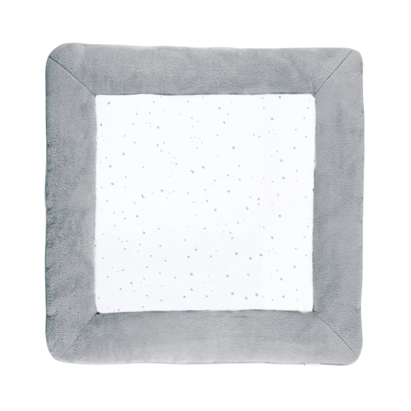 Tapis de Parc et Jeu Tapis de Parc 100x100cm Motif Etoiles Pady Jersey + Jersey, bemini motif étoiles 20ecru