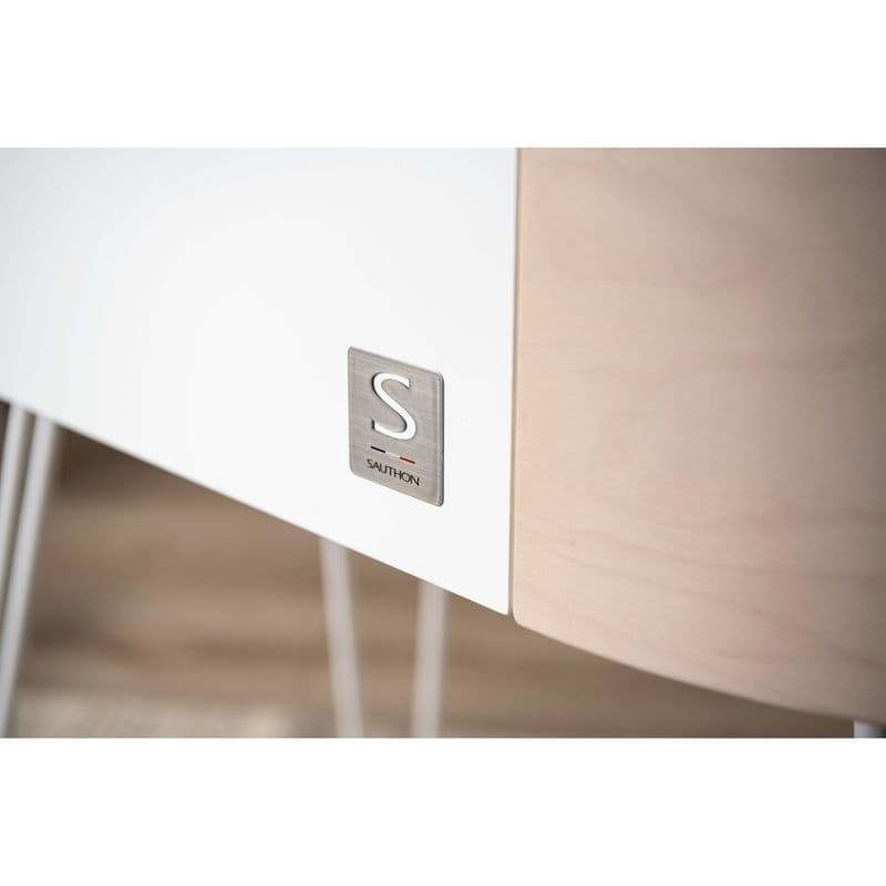 Berceau Pied Fil Blanc Galopin, galopin sauthon original 93 x 96 x 54 — vue 1 sur 4