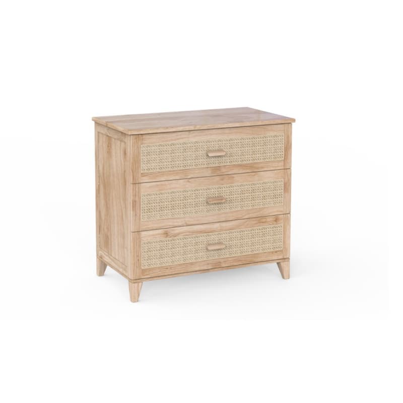 Commode 3 Tiroirs, naturel nami theo — vue 3 sur 3