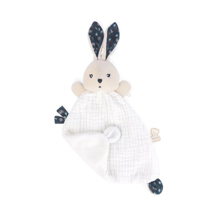 Doudou Lapin Nature, k'doux kaloo blanc — vue 2 sur 3