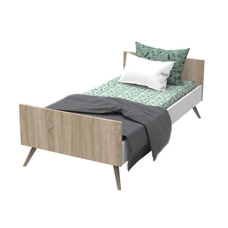 Lit Combine Evolutif Blanc Version Tiroirs Blanc Seventies, sauthon — vue 1 sur 5