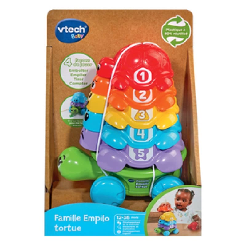 Famille Empilo Tortue (plastique Re, vtech baby vtech baby multicolore vtech — vue 2 sur 5