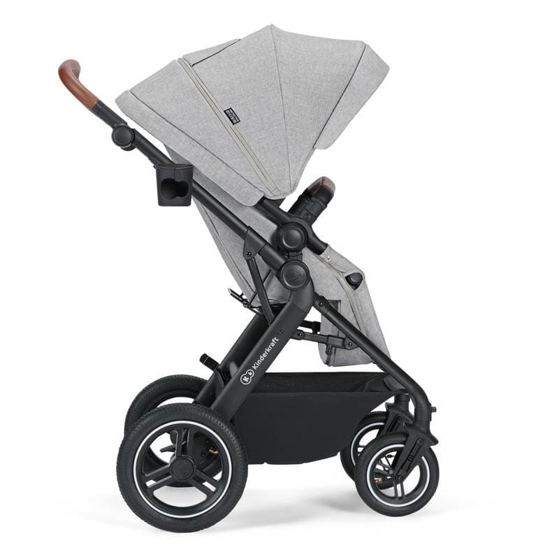 Kinderkraft Poussette Convertible 3en1 Btour Grise Claire, kinderkraft grise claire 114 x 60 x 91 — vue 3 sur 5