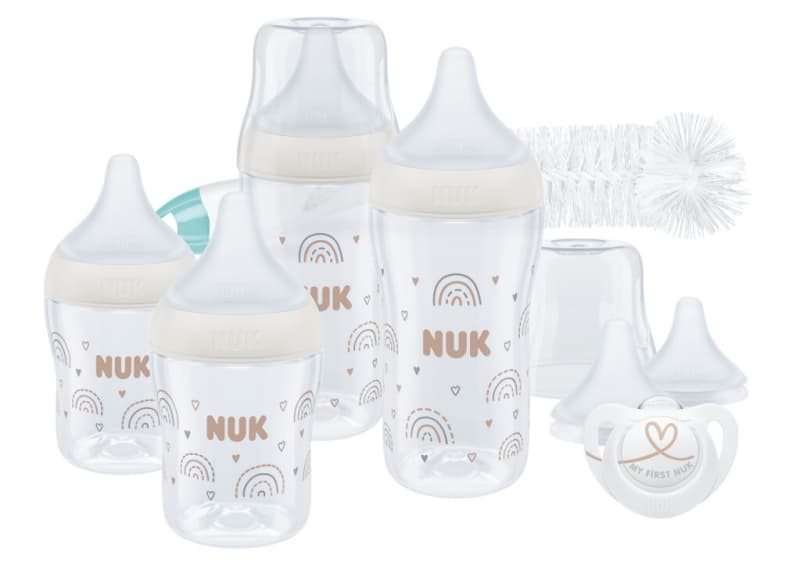 Coffret Pp X2 Bib 150 Ml+x2 Bib 260 Ml+x2 Tetines 0, naissance perfect match nuk — vue 1 sur 2