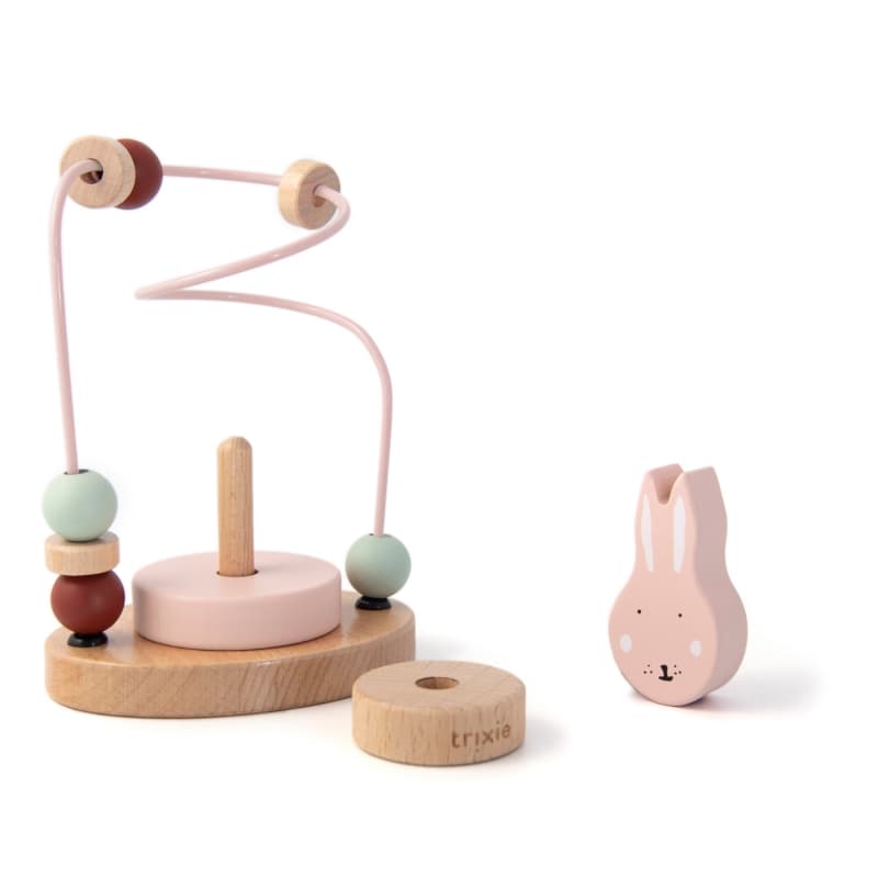 Labyrinthe a Perles en Bois - Mrs. Rabbit, rose mrs. rabbit trixie — vue 2 sur 2