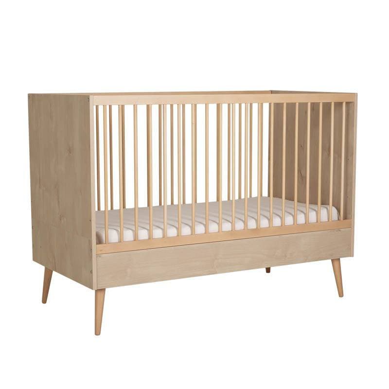 Lit 70x140 Cocoon Natural Oak, cocoon quax chêne naturel 144x75x104h cm — vue 3 sur 5