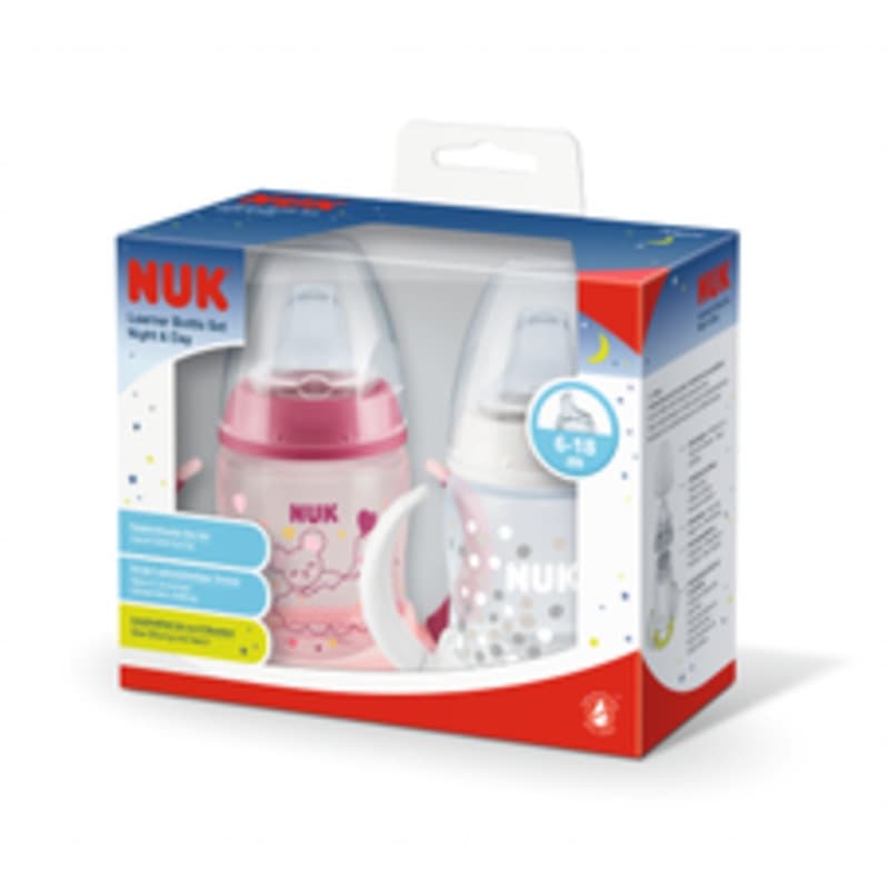 Set 2 Tasses d'Apprentissage Fc+ 150 Ml : 1 Jour + 1 Nuit Fille, nuk panaché/ multicolore 150 ml per