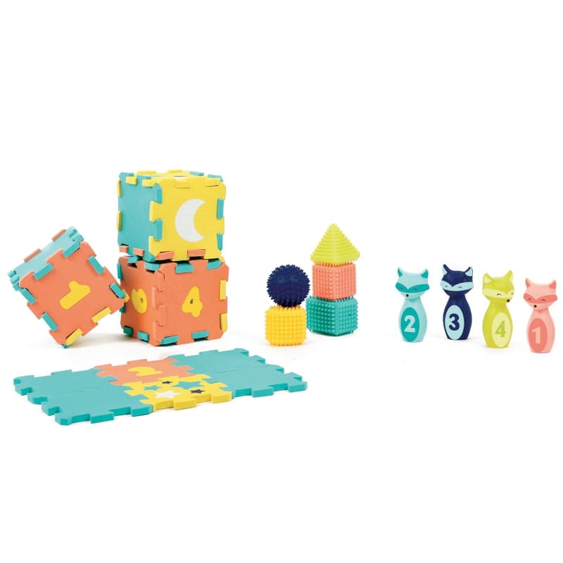 Coffret d'Activites Tapis, Quilles, Formes, na ludi multicolor per — vue 1 sur 4