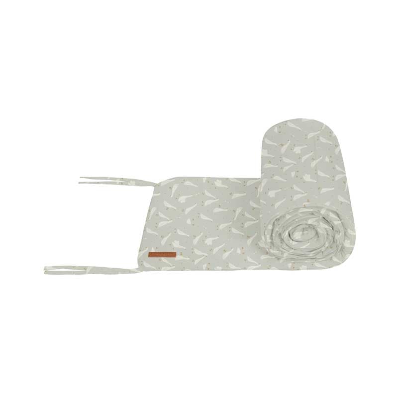 Tour de Lit Little Goose, wild flowers little dutch olive verte 180x30 2021