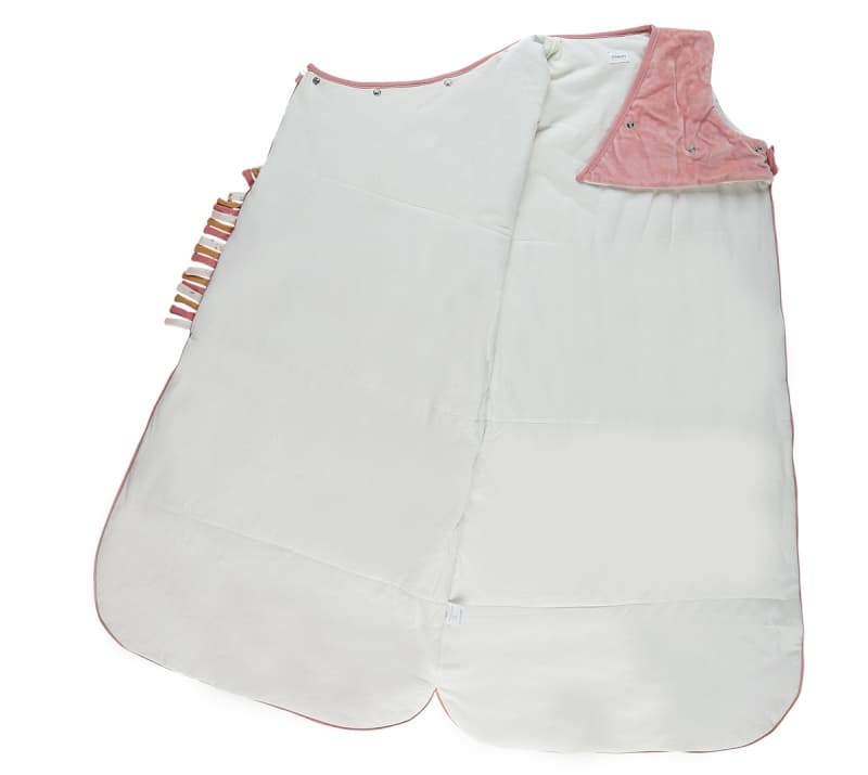 L&j Gigoteuse Lit 90-110cm Veloudoux, rose moyen permanent — vue 2 sur 4