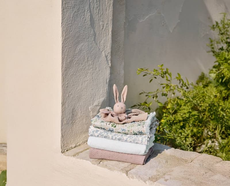 Doudou Blinkie Mae, rose elodie — vue 3 sur 5