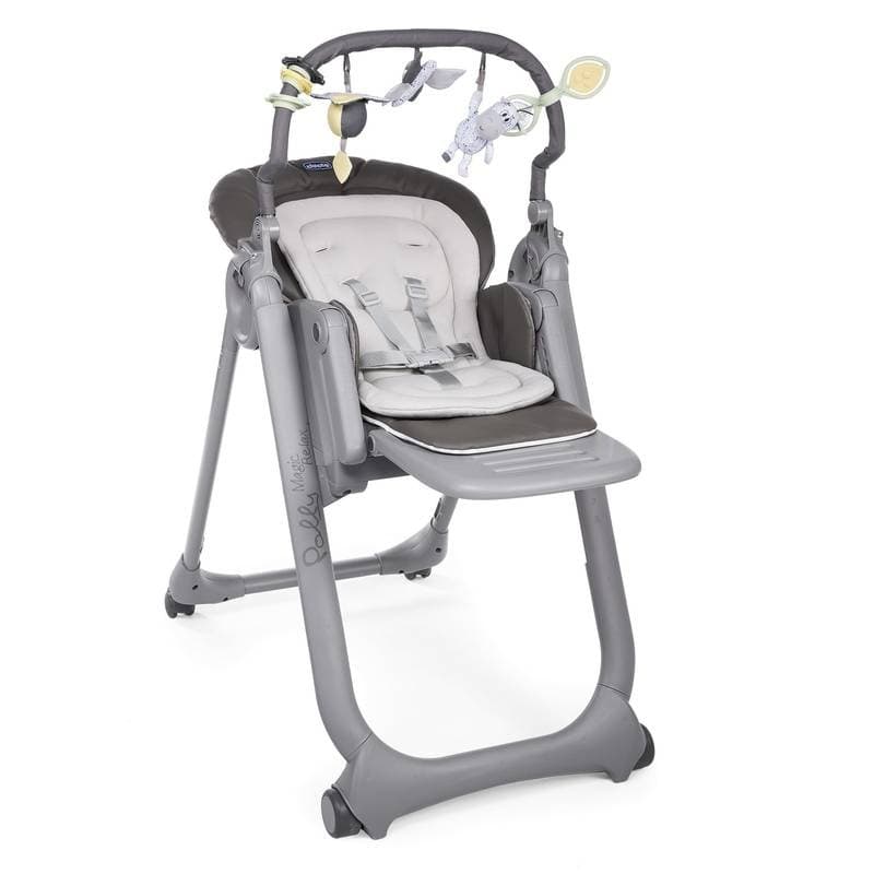 Chaise Haute Polly Magic Relax 4r Graphite, 0 mois graphite chicco repas 09-18- — vue 5 sur 5