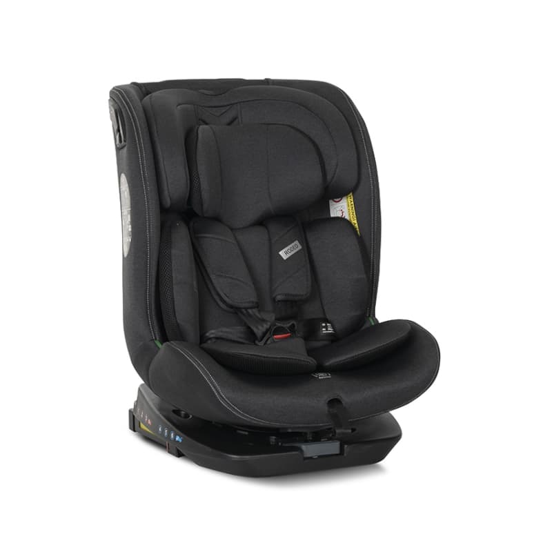 Siege-auto Rodeo Isofix + Top Tether, noir 40-150cm lorelli — vue 3 sur 5