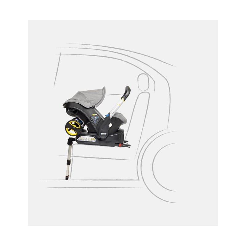 Base Isofix Doona, securite auto doona noir — vue 2 sur 2