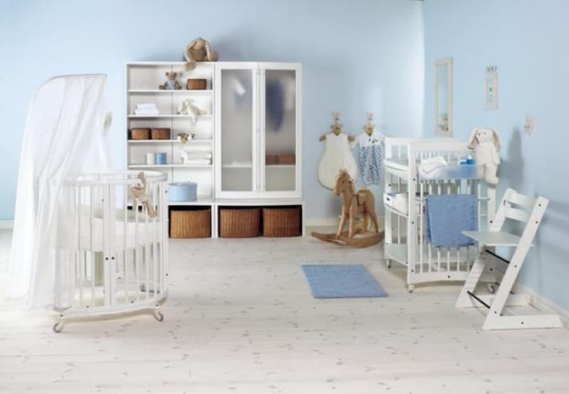 Sleepi Drape Rod White, stokke white