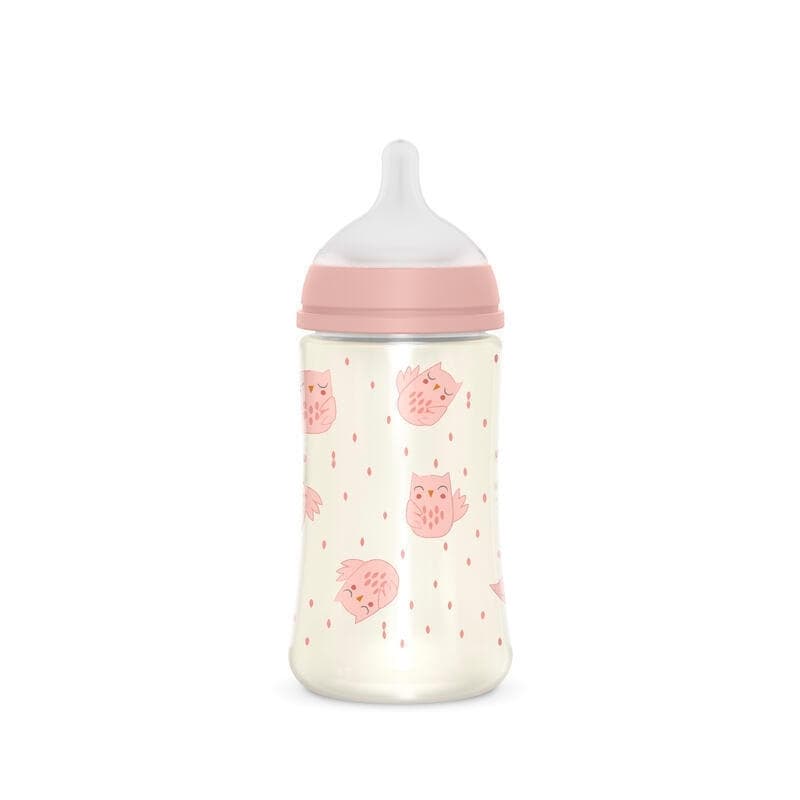 Biberon 270ml Bonhomia Rose, suavinex 2024 — vue 1 sur 2