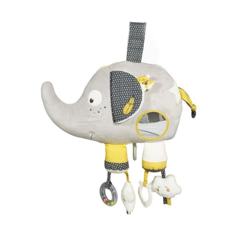 Led Musical Babyfan, babyfan sauthon baby deco blanc/gris l 40 x h 38 c