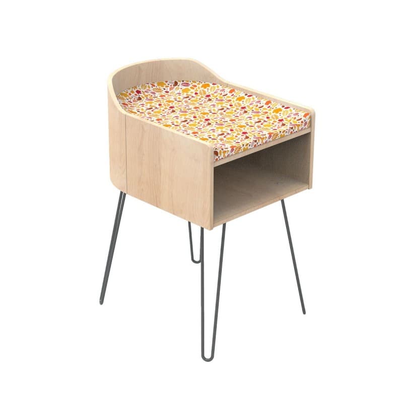 Meuble a Langer Pied Fil Gris Galopin, galopin sauthon original 60 x 103 x 79
